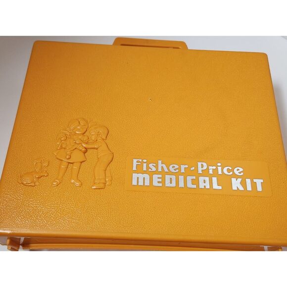 Vintage 1970s Fisher-Price Pretend Play Kits – Medical & Tool Sets - Picture 6 of 16
